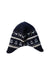 A White Winter Hats from Jacadi in size 6T for girl. (Back View)