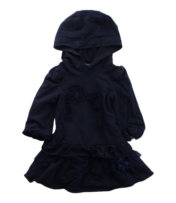 A Blue Sweater Dresses from Nicholas & Bears in size 6-12M for girl. (Front View)