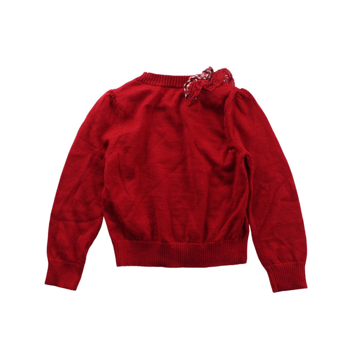 A Red Knit Sweaters from Nicholas & Bears in size 2T for girl. (Back View)