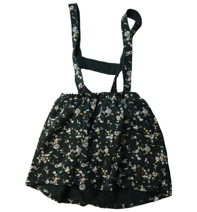 A Multicolour Overall Dresses from Petit Bateau in size 12Y for girl. (Front View)