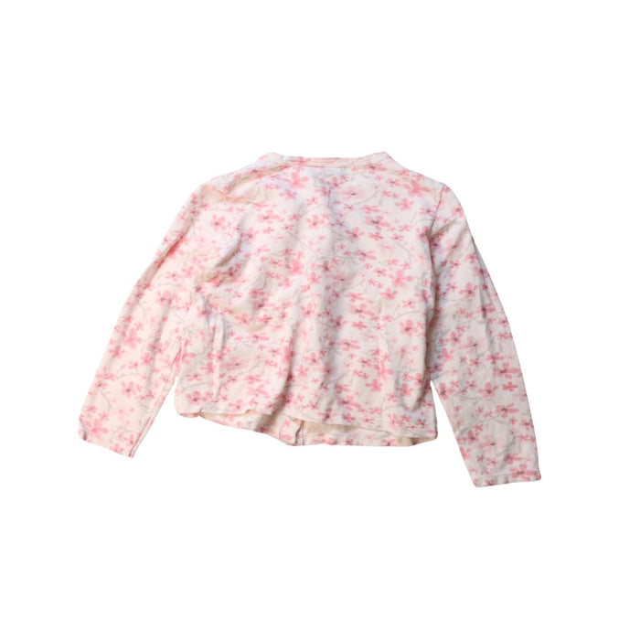 A Multicolour Long Sleeve Tops from Petit Bateau in size 6T for girl. (Back View)