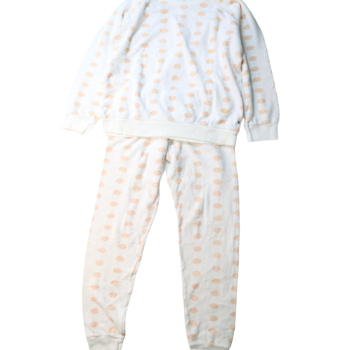 A White Pyjama Sets from Petit Bateau in size 12Y for neutral. (Front View)