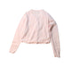 A Pink Cardigans from Petit Bateau in size 6T for girl. (Back View)