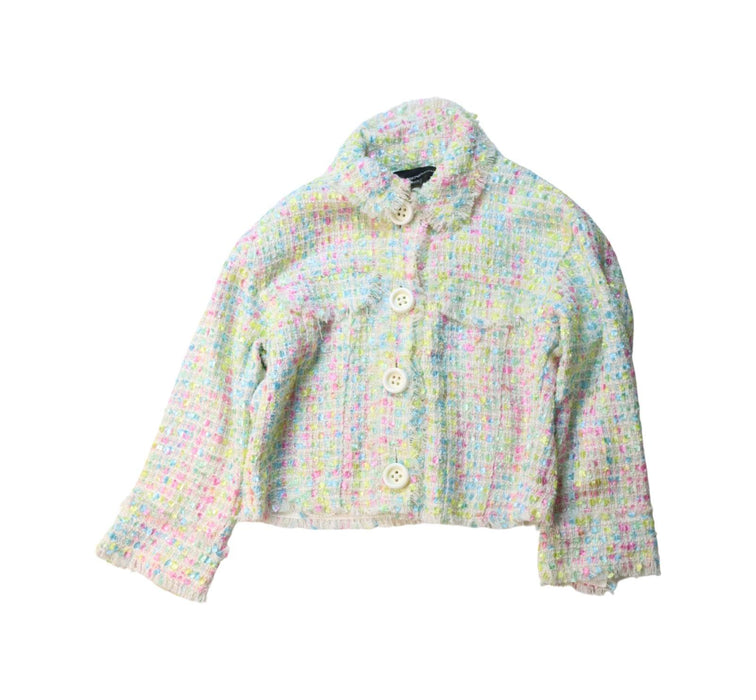 A Multicolour Dress Sets from Emporio Armani in size 6T for girl. (Front View)