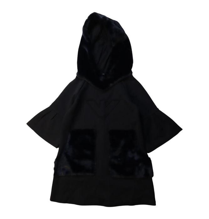 A Black Sweater Dresses from Emporio Armani in size 6T for neutral. (Front View)