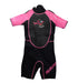 A Black Floatsuits from Aquasport in size 8Y for girl. (Front View)