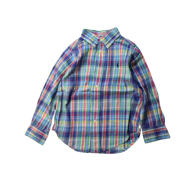 A Multicolour Long Sleeve Shirts from Ralph Lauren in size 4T for boy. (Front View)