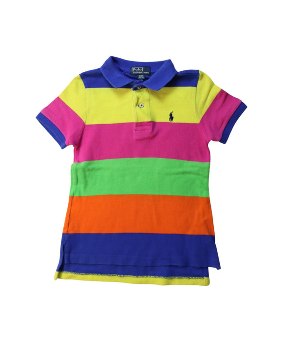 A Multicolour Short Sleeve Polos from Polo Ralph Lauren in size 3T for neutral. (Front View)