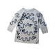 A Grey Sweater Dresses from Stella McCartney in size 4T for girl. (Front View)