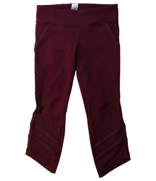 A Red Leggings from Ivivva in size 7Y for girl. (Front View)