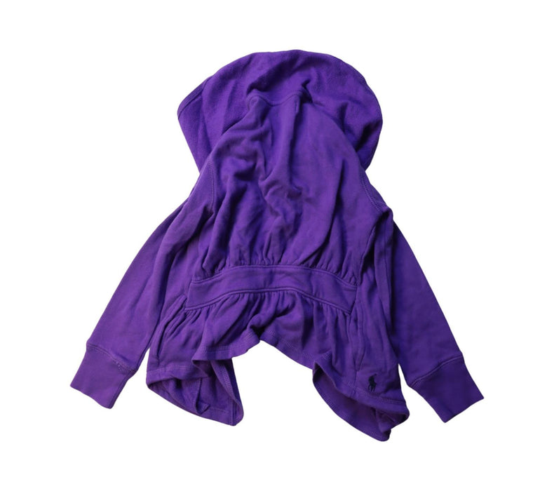 A Purple Cardigans from Ralph Lauren in size 5T for girl. (Back View)