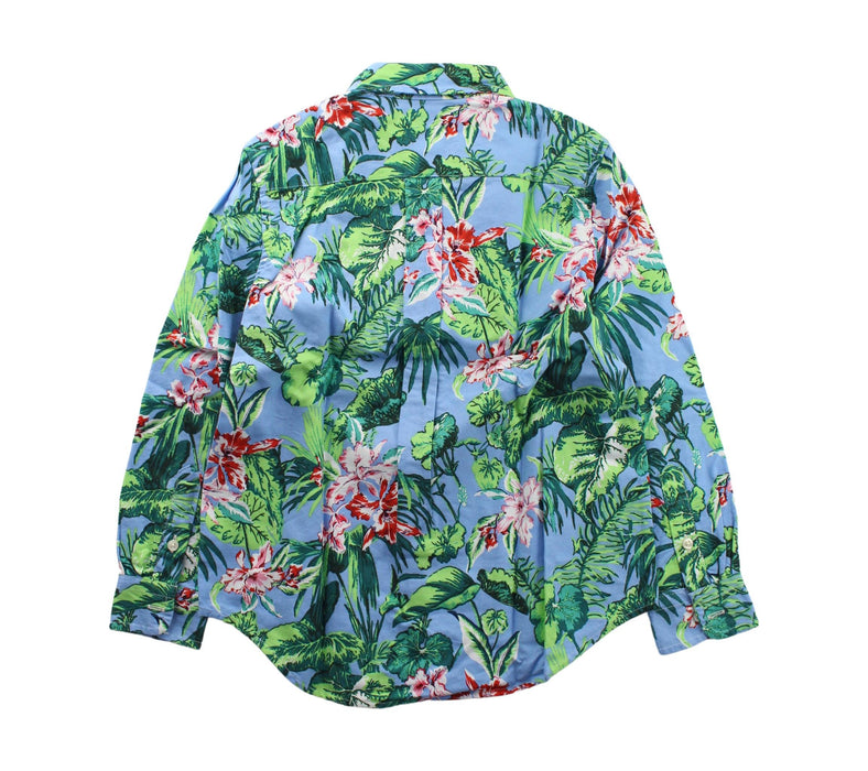 A Blue Long Sleeve Shirts from Ralph Lauren in size 6T for girl. (Back View)