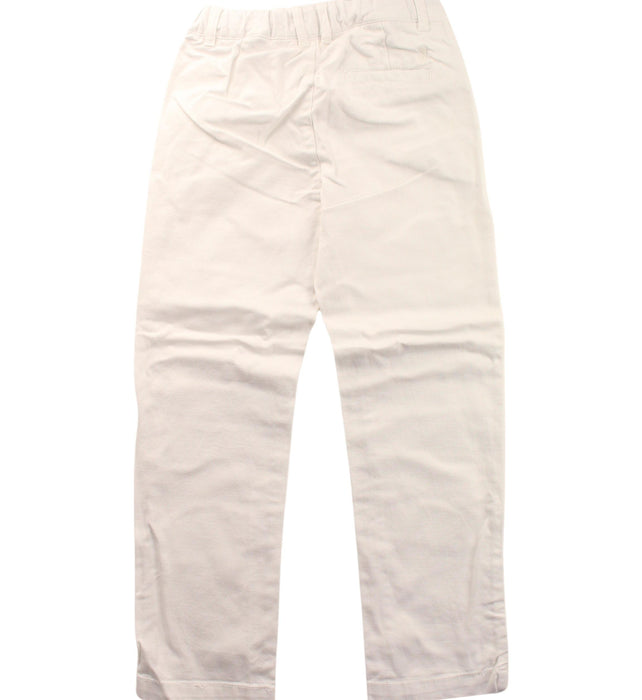 A White Casual Pants from Jacadi in size 6T for girl. (Back View)