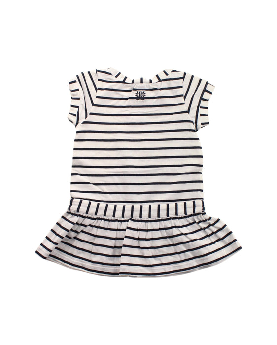 A Black Short Sleeve Dresses from Jacadi in size 2T for girl. (Back View)