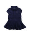 A Navy Short Sleeve Dresses from Polo Ralph Lauren in size 2T for girl. (Front View)