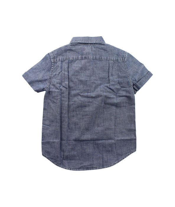 A Blue Short Sleeve Polos from Polo Ralph Lauren in size 5T for boy. (Back View)