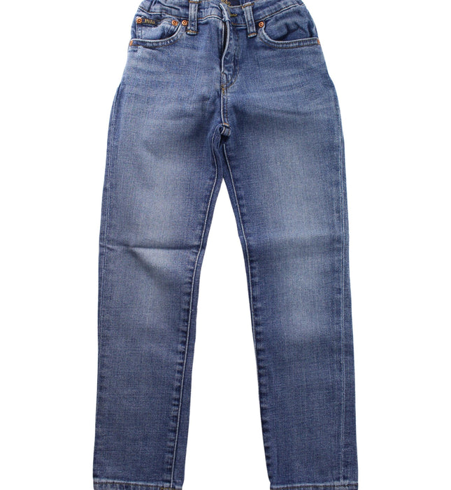 A Blue Jeans from Polo Ralph Lauren in size 6T for boy. (Front View)