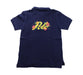 A Blue Short Sleeve Polos from Polo Ralph Lauren in size 6T for girl. (Back View)