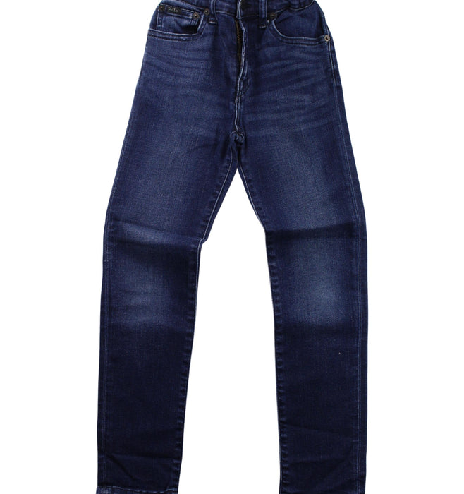 A Blue Jeans from Polo Ralph Lauren in size 7Y for boy. (Front View)