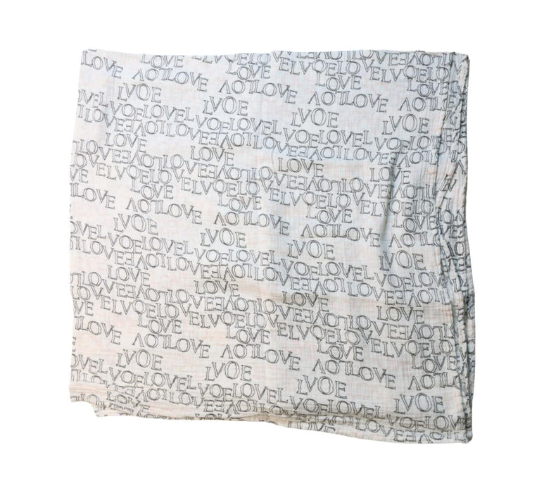 A Grey Swaddles from Aden & Anais in size O/S for neutral. (Front View)