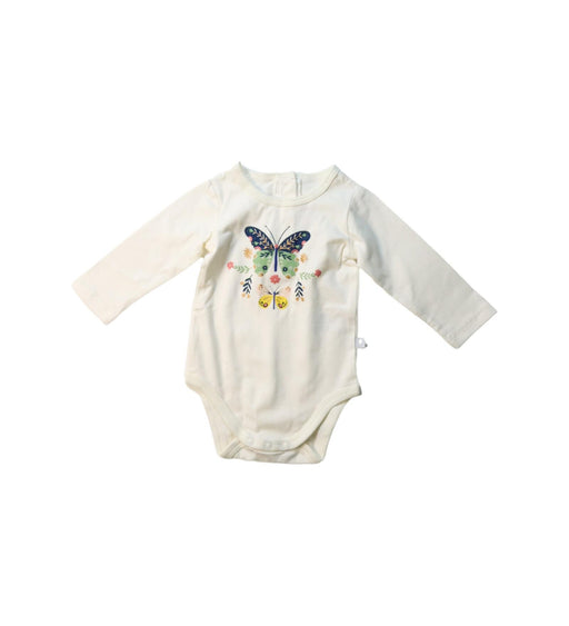 A Multicolour Long Sleeve Bodysuits from Fox & Finch in size 0-3M for girl. (Front View)