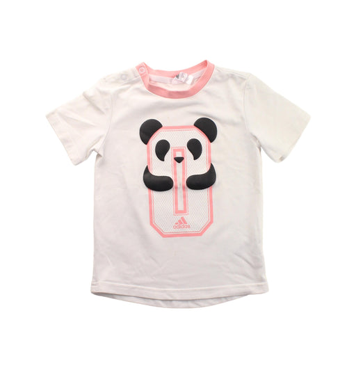 A Pink Shorts Sets from Adidas in size 18-24M for girl. (Front View)