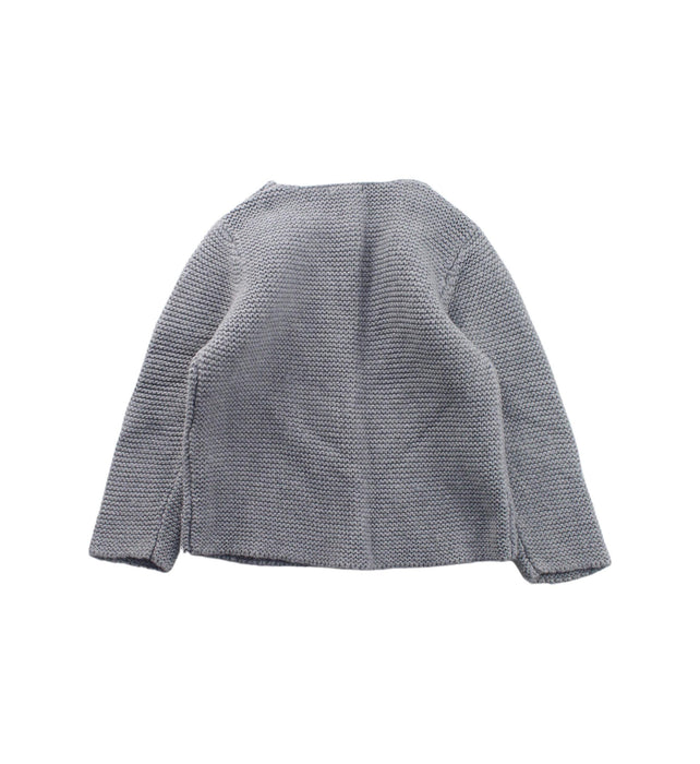 A Grey Cardigans from Bout'Chou in size 2T for girl. (Back View)