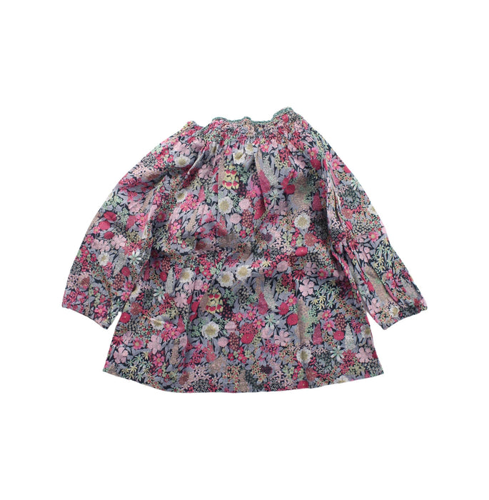 A Multicolour Long Sleeve Dresses from Excuse My French in size 4T for girl. (Back View)