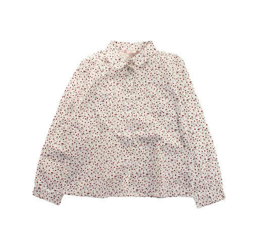A White Long Sleeve Shirts from Bonpoint in size 6T for girl. (Front View)