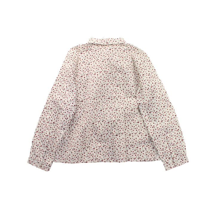 A White Long Sleeve Shirts from Bonpoint in size 6T for girl. (Back View)