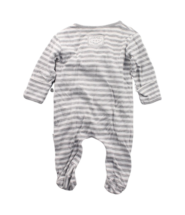 A Grey Onesies from Jojo Maman Bébé in size 0-3M for boy. (Back View)