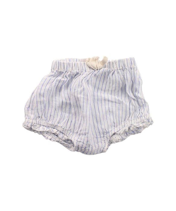 A Blue Bloomers from Seed in size 3-6M for girl. (Front View)