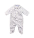 A Blue Onesies from Jacadi in size 0-3M for boy. (Front View)