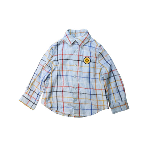 A Multicolour Long Sleeve Polos from Seed in size 3T for boy. (Front View)