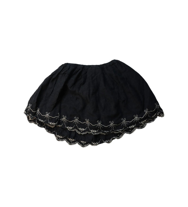 A Black Short Skirts from Jacadi in size 6T for girl. (Back View)