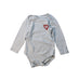 A Grey Long Sleeve Bodysuits from Mori in size 12-18M for neutral. (Front View)