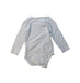 A Grey Long Sleeve Bodysuits from Mori in size 12-18M for neutral. (Back View)