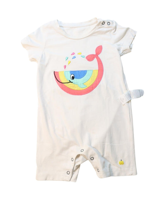 A Multicolour Short Sleeve Rompers from The Bonnie Mob in size 6-12M for neutral. (Front View)