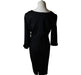 A Black Long Sleeve Dresses from Seraphine in size Maternity-L for maternity. (Back View)