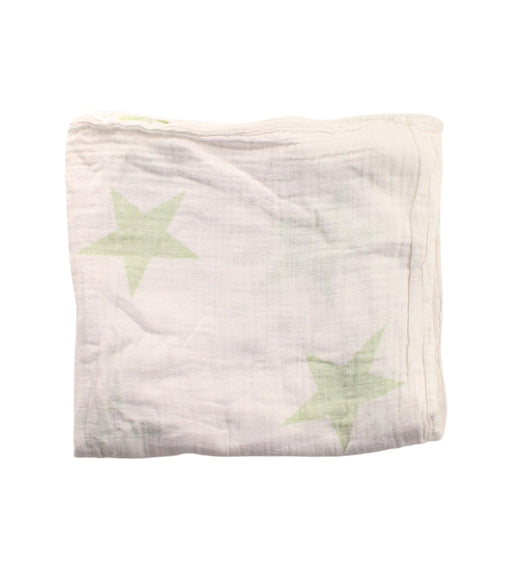 A Green Swaddles from Aden & Anais in size O/S for neutral. (Front View)