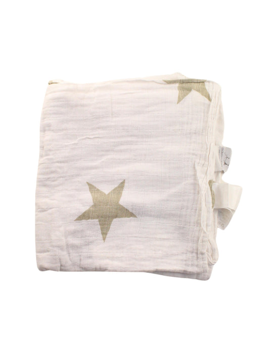 A White Swaddles from Aden & Anais in size O/S for neutral. (Front View)
