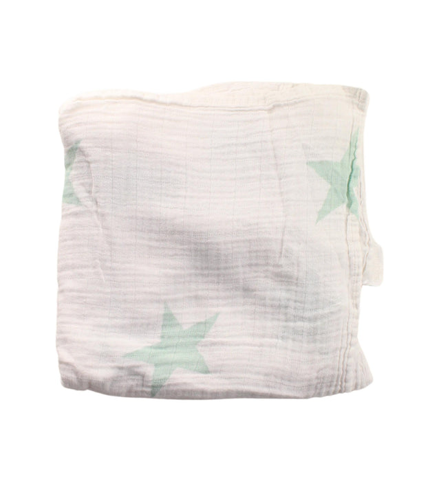 A Green Swaddles from Aden & Anais in size O/S for neutral. (Front View)