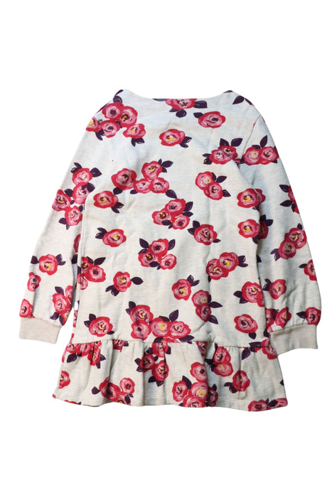A Multicolour Long Sleeve Dresses from Petit Bateau in size 8Y for girl. (Back View)
