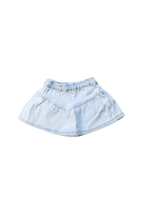 A Blue Short Skirts from Seed in size 3T for girl. (Front View)