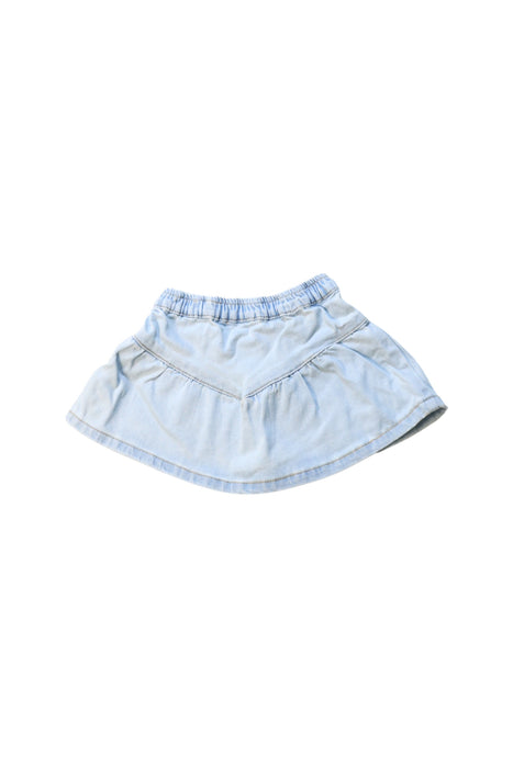 A Blue Short Skirts from Seed in size 3T for girl. (Back View)