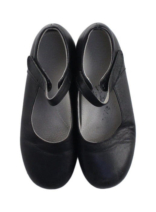 A Black Flats from Paralleibee in size 11Y for girl. (Back View)