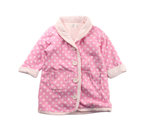A Pink Coats from Mides in size 12-18M for girl. (Front View)