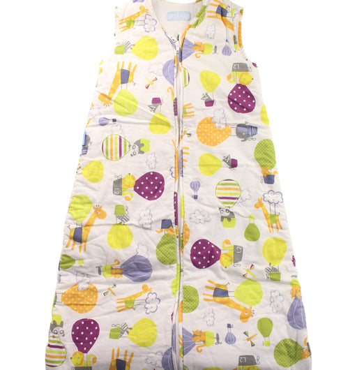 A White Sleepsacs from The Gro Company in size 18-24M for girl. (Front View)