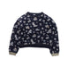 A Blue Crewneck Sweatshirts from Petit Bateau in size 6T for girl. (Front View)