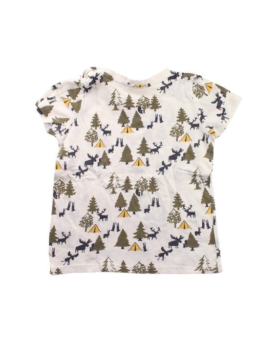 A White Short Sleeve T Shirts from Seed in size 2T for girl. (Back View)